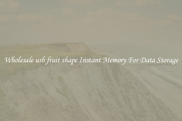 Wholesale usb fruit shape Instant Memory For Data Storage