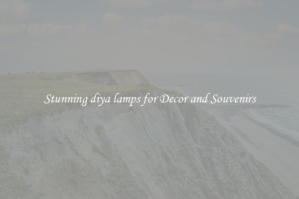 Stunning diya lamps for Decor and Souvenirs