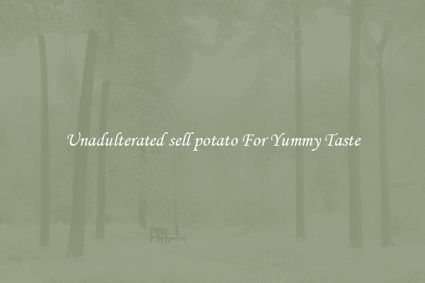 Unadulterated sell potato For Yummy Taste