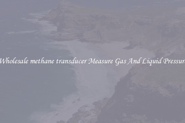 Wholesale methane transducer Measure Gas And Liquid Pressure