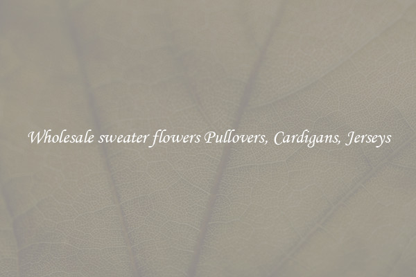 Wholesale sweater flowers Pullovers, Cardigans, Jerseys