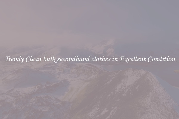Trendy Clean bulk secondhand clothes in Excellent Condition